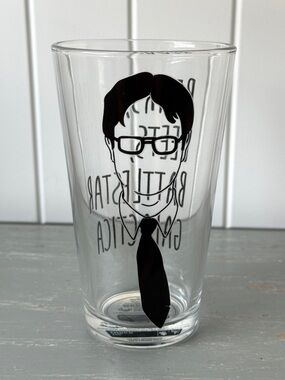 The Office Dwight Outline Pint Glass | Drinkware | Collectors Item